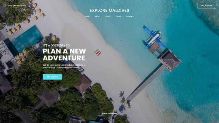 Explore Maldives - One-page travel guide